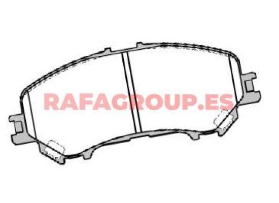 RG6543 - Pastillas de freno